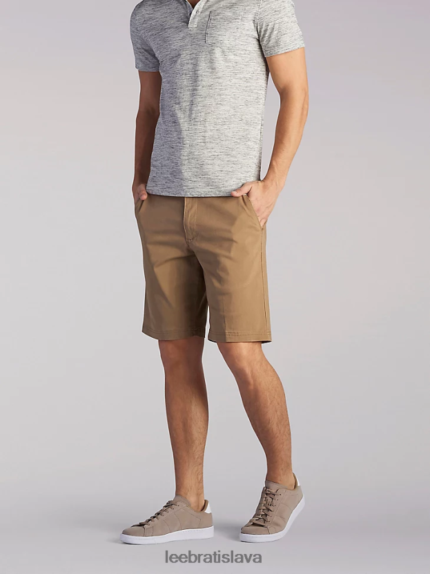 Lee oblečenie HL0J0R1077 originál khaki muži extrémny pohyb krátky