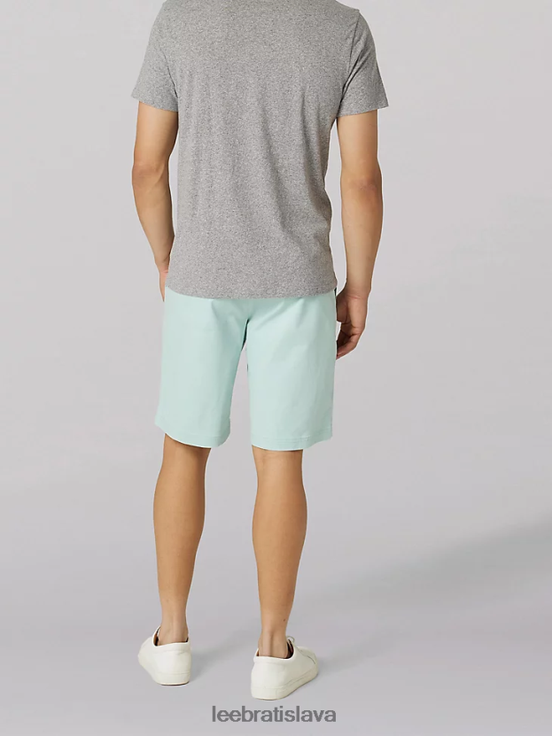 Lee oblečenie HL0J0R1081 morská zeleň muži extrémny pohyb flat front short