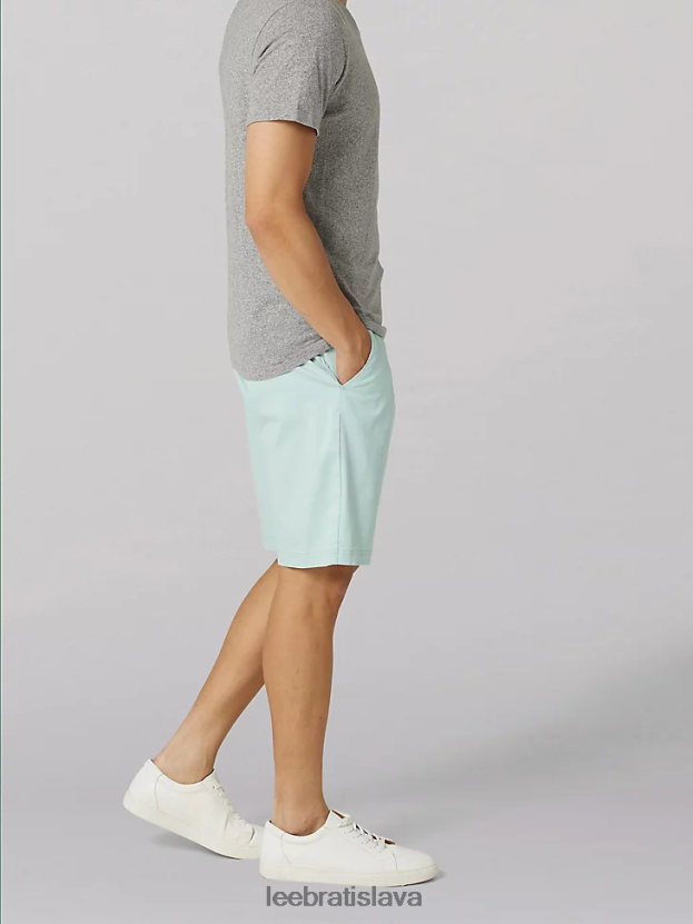 Lee oblečenie HL0J0R1081 morská zeleň muži extrémny pohyb flat front short