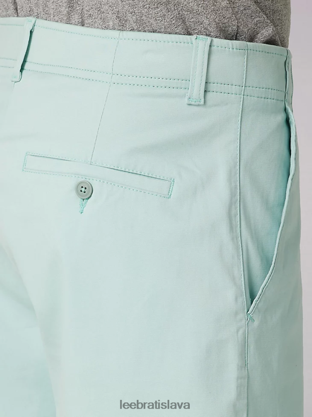 Lee oblečenie HL0J0R1081 morská zeleň muži extrémny pohyb flat front short