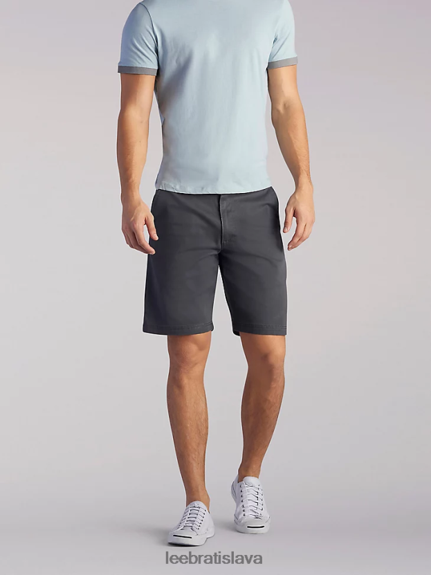 Lee oblečenie HL0J0R1085 drevené uhlie muži extrémny pohyb krátky