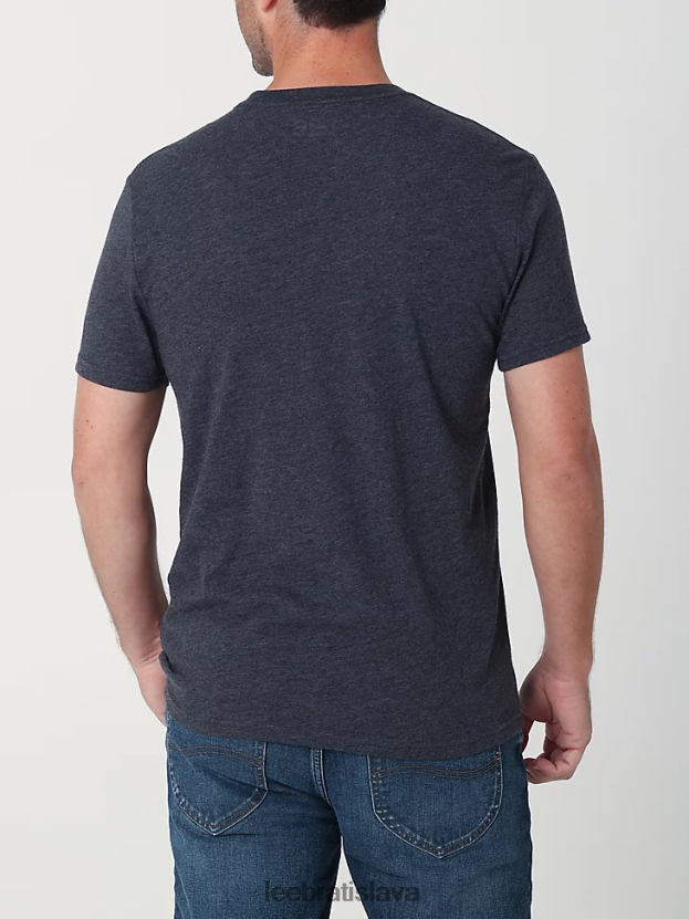 Lee oblečenie HL0J0R857 kaviárheat muži grafické tričko na výlety po ostrove
