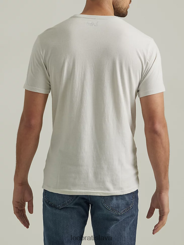 Lee oblečenie HL0J0R860 mesačný skalný vres muži grafické tričko s džínsovým tovarom