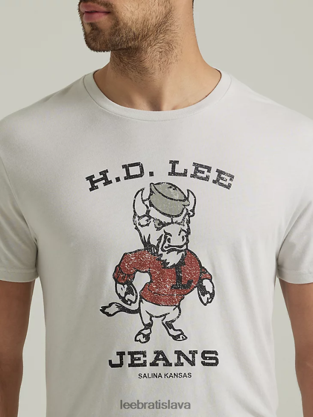 Lee oblečenie HL0J0R875 mesačná skala muži tričko s grafikou býka
