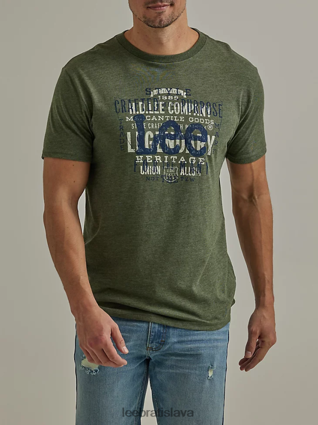 Lee oblečenie HL0J0R880 čierny les muži pre množstvo grafických tričiek