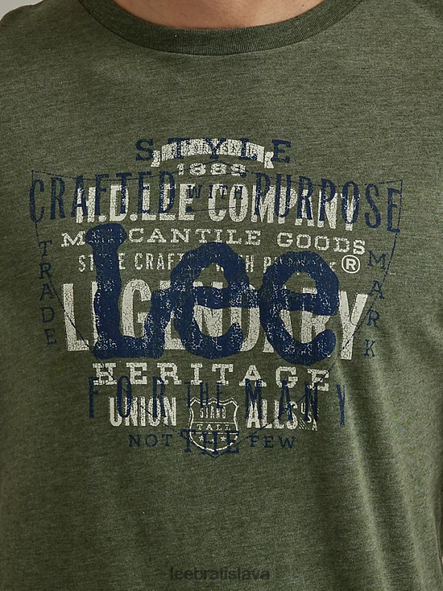 Lee oblečenie HL0J0R880 čierny les muži pre množstvo grafických tričiek