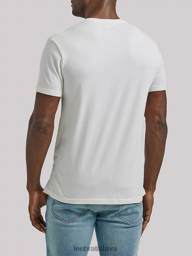 Lee oblečenie HL0J0R885 marshmallow muži revolucionárske mlyny music fest grafické tričko