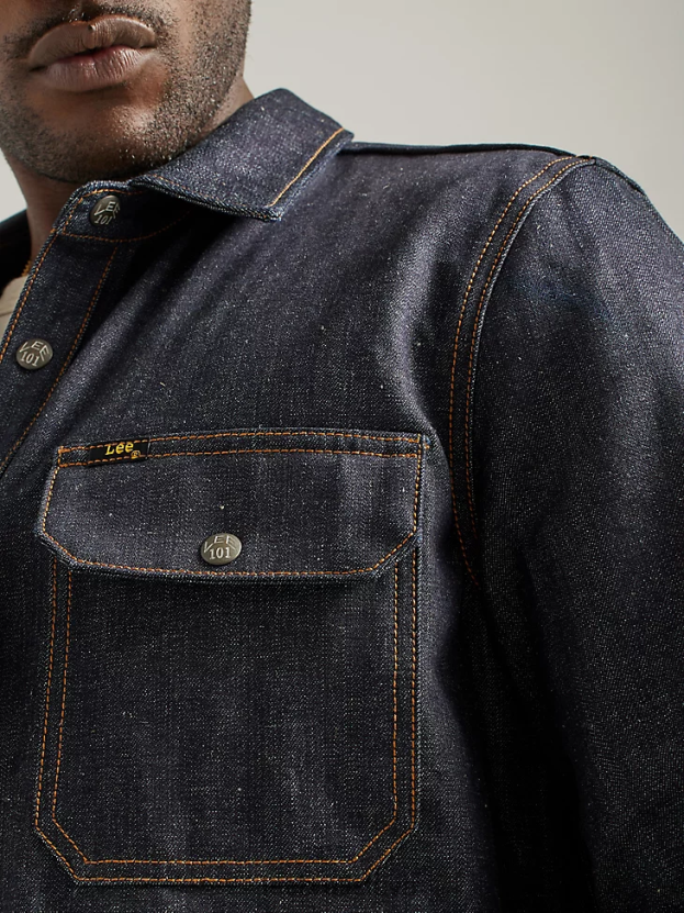 Lee oblečenie HL0J0R905 suché muži 101 mierová džínsová tielka