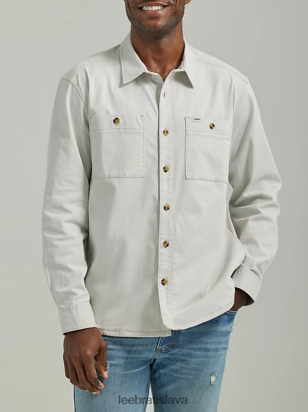 Lee oblečenie HL0J0R923 hmlisto sivá muži pracovné oblečenie pevné tielko