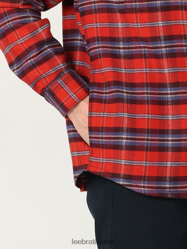 Lee oblečenie HL0J0R929 sumach pléd muži pracovné odevy kockované tielko