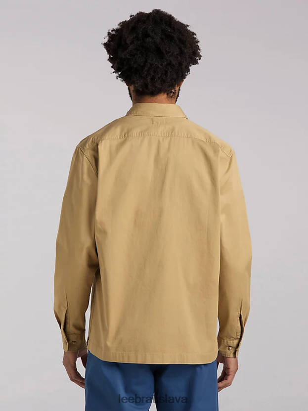 Lee oblečenie HL0J0R940 hlina muži európska kolekcia chetopa tkaná košeľa