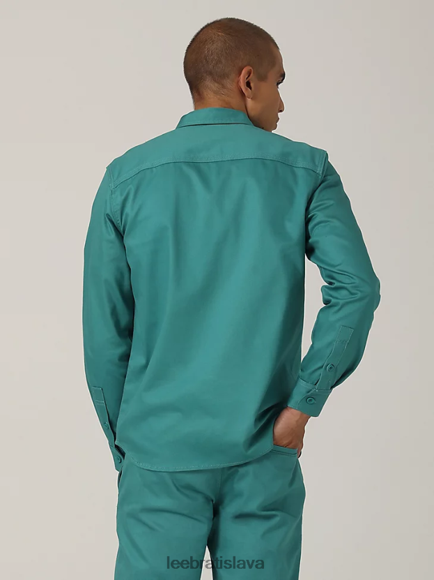 Lee oblečenie HL0J0R951 monako muži chetopová košeľa s dvojitým vreckom a zapínaním na gombíky