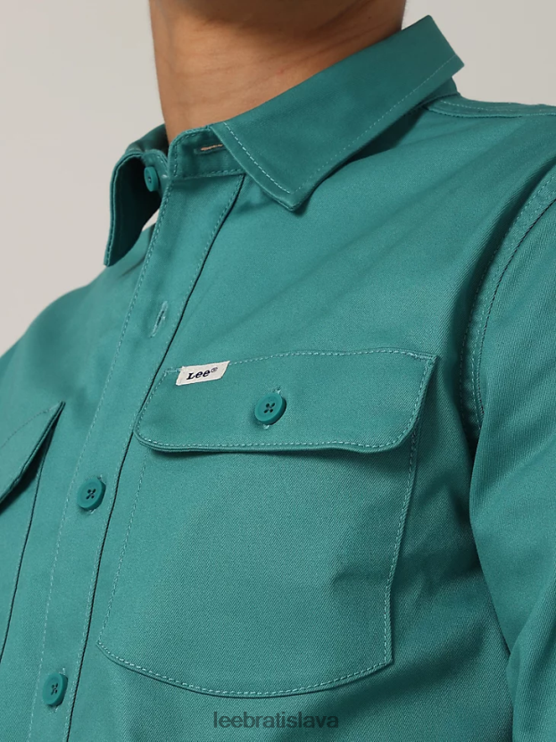 Lee oblečenie HL0J0R951 monako muži chetopová košeľa s dvojitým vreckom a zapínaním na gombíky