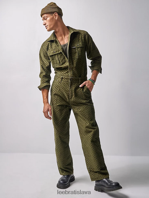 Lee x The Brooklyn Circus oblečenie HL0J0R939 kapustnica muži pracovná západná manšestrová košeľa s gombíkmi