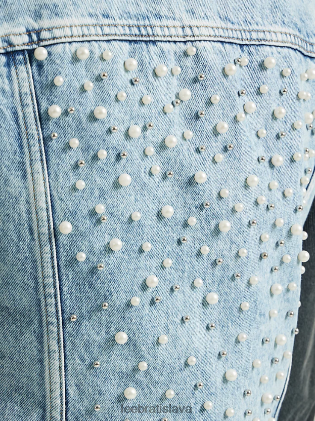 Lee oblečenie HL0J0R411 fotocitlivé ženy perleťová džínsová vesta