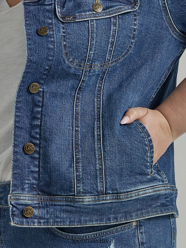 Lee oblečenie HL0J0R415 výnimočný ženy legendárna džínsová bunda regular fit