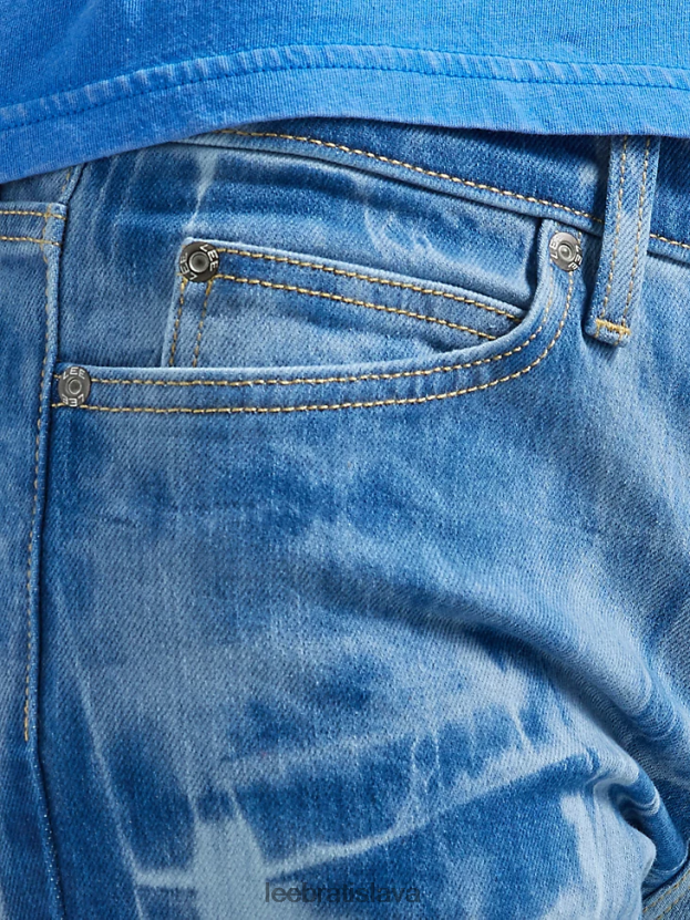 Lee oblečenie HL0J0R118 silná búrka ženy low rise tie dye bootcut džínsy