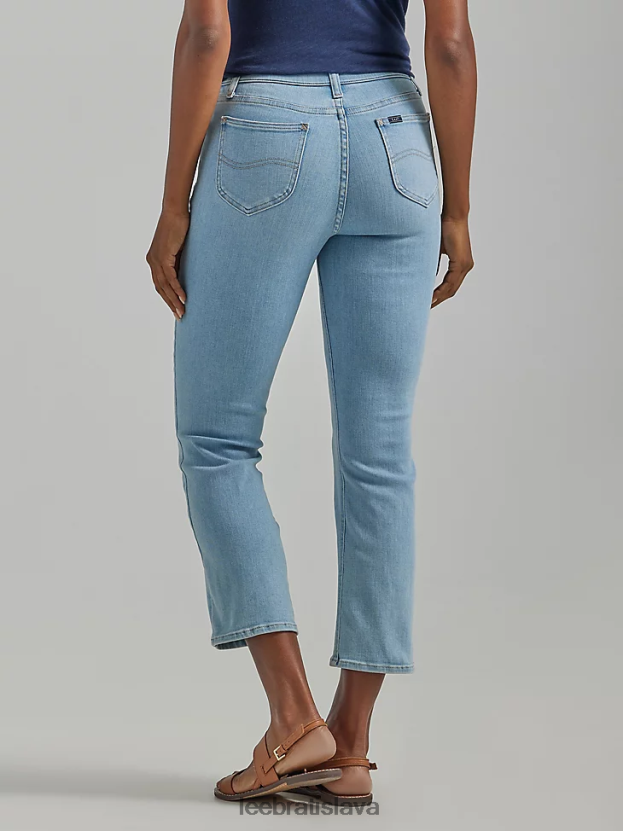 Lee oblečenie HL0J0R124 mimo svetla ženy ultra lux demi boot crop jean