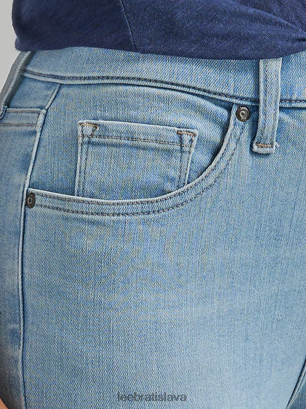 Lee oblečenie HL0J0R124 mimo svetla ženy ultra lux demi boot crop jean