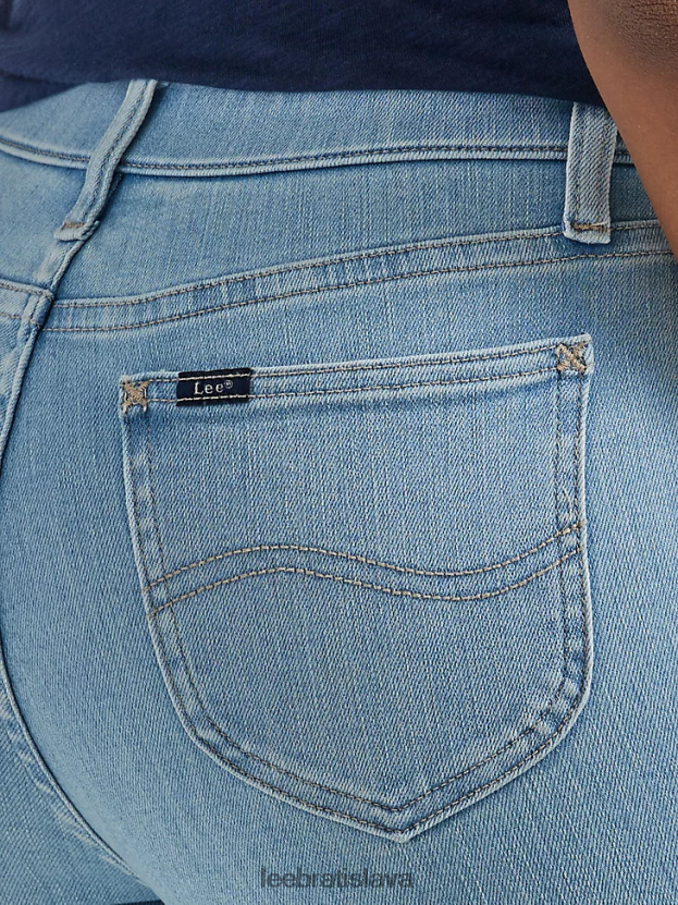 Lee oblečenie HL0J0R124 mimo svetla ženy ultra lux demi boot crop jean