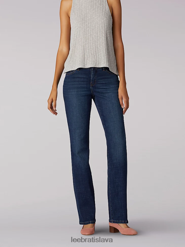 Lee oblečenie HL0J0R127 kráľovská čakra ženy ultra lux s flex motion bootcut džínsy