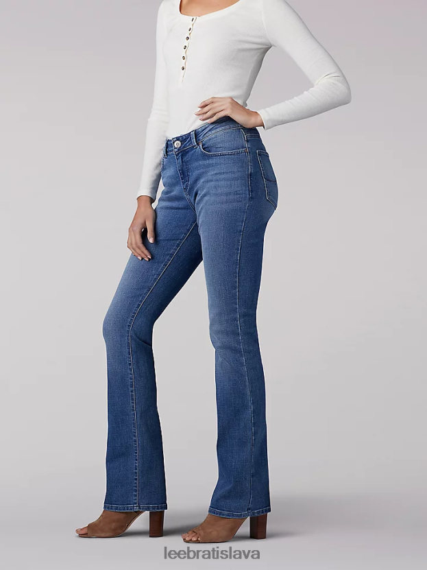 Lee oblečenie HL0J0R133 majestátne ženy Curvy fit bootcut džínsy