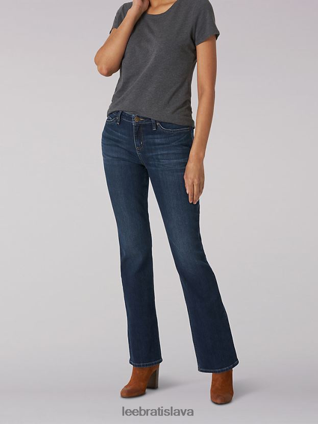 Lee oblečenie HL0J0R135 kompas ženy legendárne obyčajné strihané džínsy (drobné)
