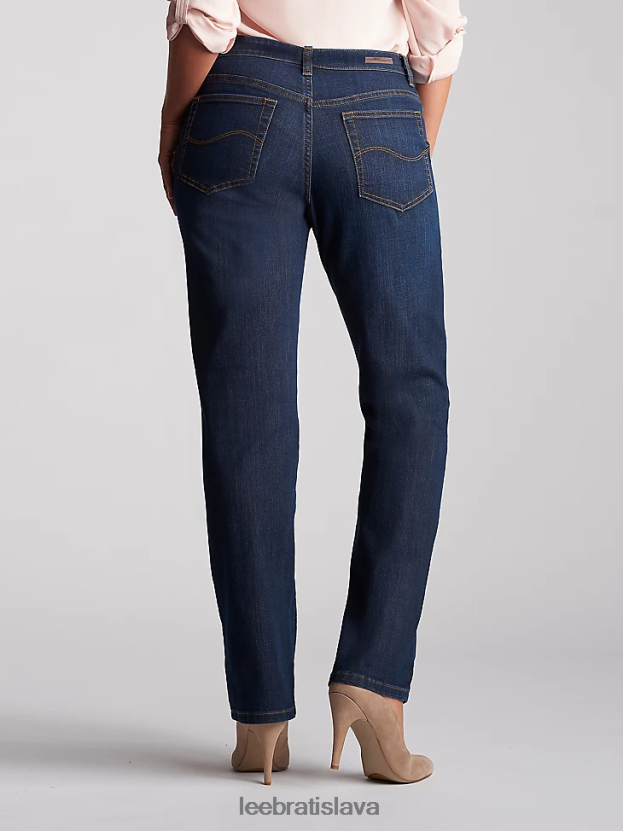 Lee oblečenie HL0J0R105 verona ženy strečové džínsy uvoľneného strihu s rovnými nohami (drobné)