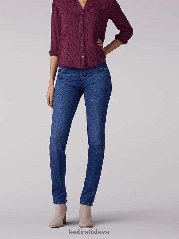 Lee oblečenie HL0J0R107 výprava ženy vyrezávanie slim fit slim nohavicu stiahnuť džínsy