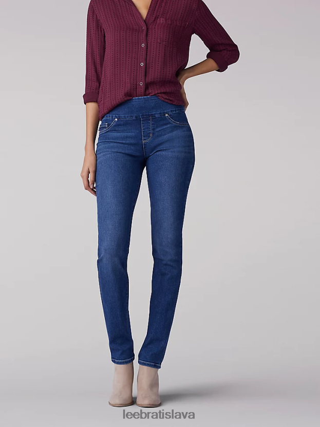 Lee oblečenie HL0J0R107 výprava ženy vyrezávanie slim fit slim nohavicu stiahnuť džínsy