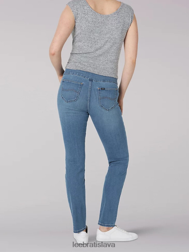 Lee oblečenie HL0J0R108 Kotva ženy vyrezávanie slim fit slim nohavicu stiahnuť džínsy