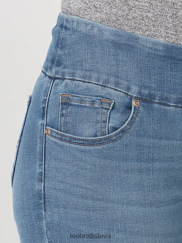 Lee oblečenie HL0J0R108 Kotva ženy vyrezávanie slim fit slim nohavicu stiahnuť džínsy