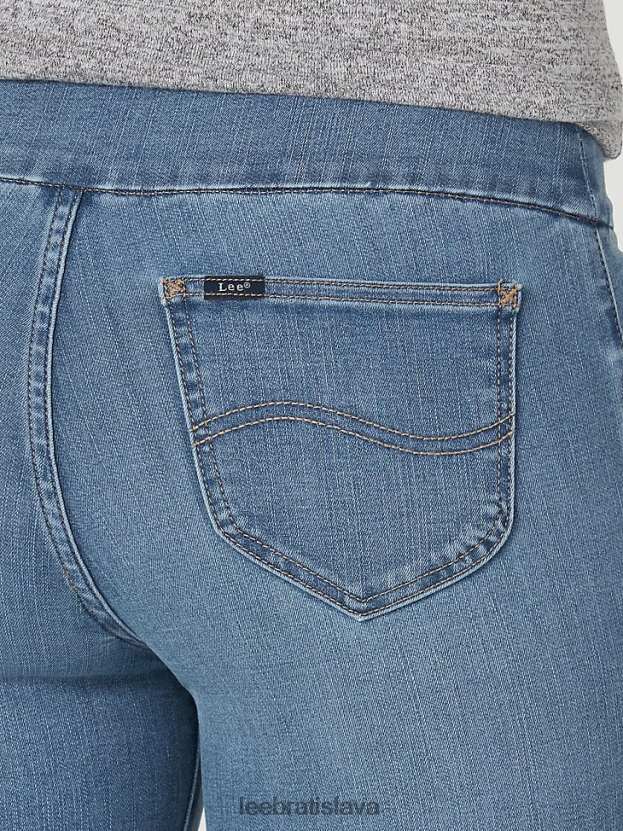 Lee oblečenie HL0J0R108 Kotva ženy vyrezávanie slim fit slim nohavicu stiahnuť džínsy