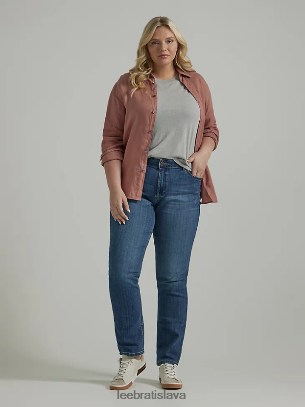 Lee oblečenie HL0J0R113 seattle ženy legendárne obyčajné rovné džínsy (plus)