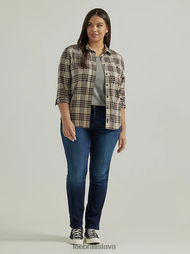 Lee oblečenie HL0J0R114 nočný odtieň ženy legendárne obyčajné rovné džínsy (plus)