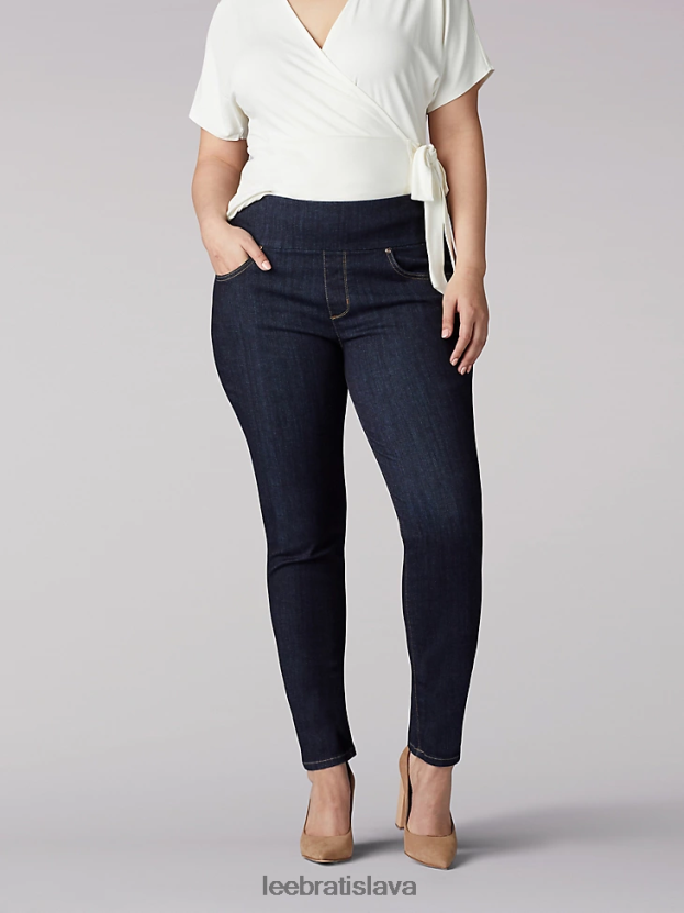 Lee oblečenie HL0J0R116 spánok ženy vytvarované úzke naťahovacie džínsy priliehavého strihu (plus)