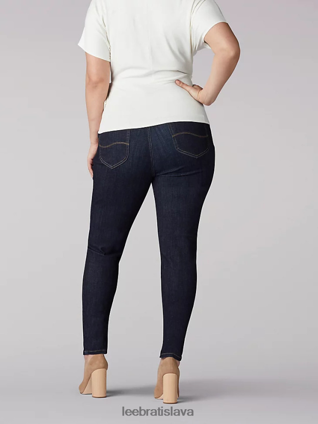 Lee oblečenie HL0J0R116 spánok ženy vytvarované úzke naťahovacie džínsy priliehavého strihu (plus)