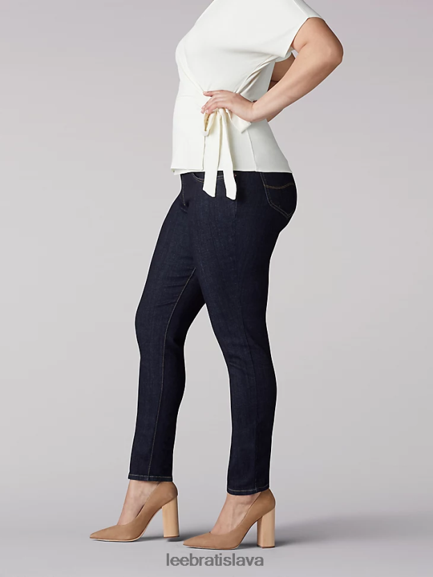 Lee oblečenie HL0J0R116 spánok ženy vytvarované úzke naťahovacie džínsy priliehavého strihu (plus)