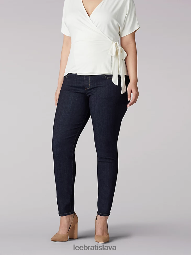 Lee oblečenie HL0J0R116 spánok ženy vytvarované úzke naťahovacie džínsy priliehavého strihu (plus)