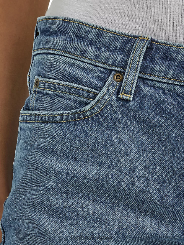 Lee oblečenie HL0J0R13 modrá rýchlosť ženy rovné džínsy s nízkym rastom