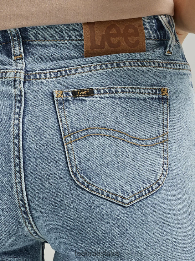 Lee oblečenie HL0J0R19 svetelná svätyňa ženy vysoké elastické rovné džínsy