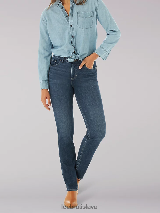 Lee oblečenie HL0J0R21 nebeský ženy ultra lux comfort slim rovné džínsy