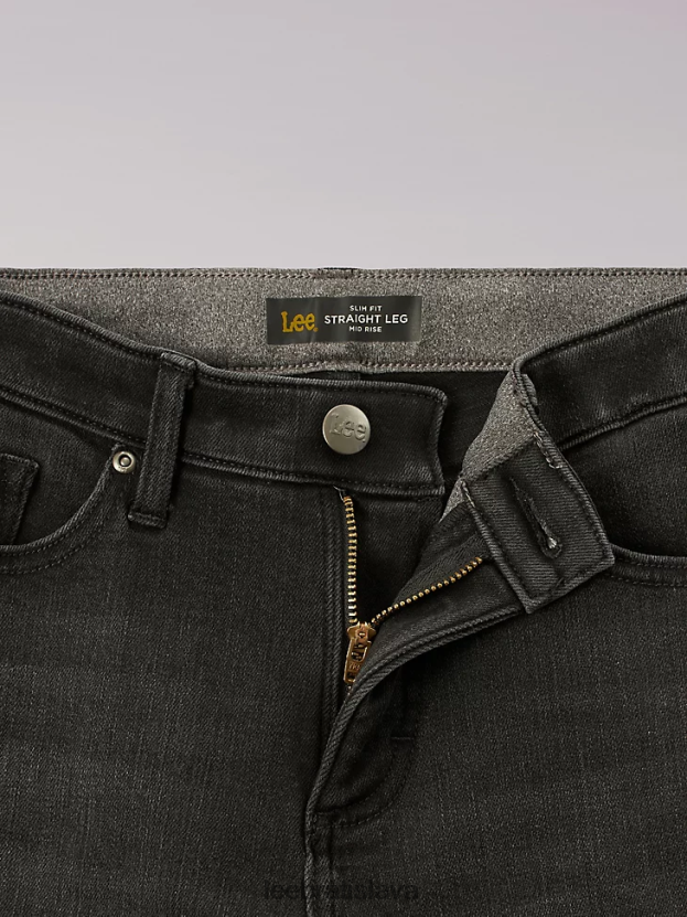 Lee oblečenie HL0J0R22 čierna ženy ultra lux comfort slim rovné džínsy