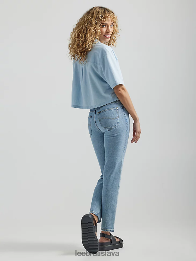 Lee oblečenie HL0J0R29 kamenný mráz ženy európska kolekcia carol straight jean