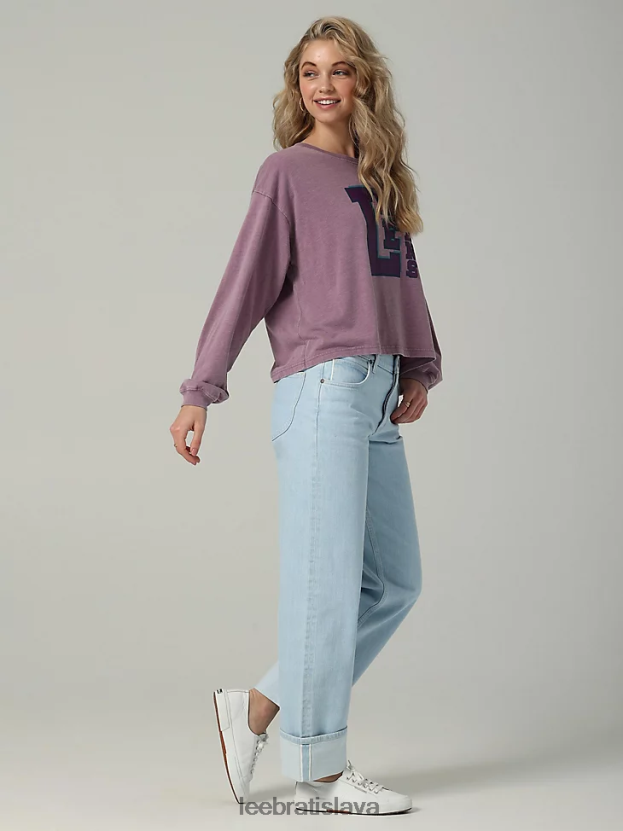 Lee oblečenie HL0J0R31 retro svetlo ženy európska kolekcia carol straight jean