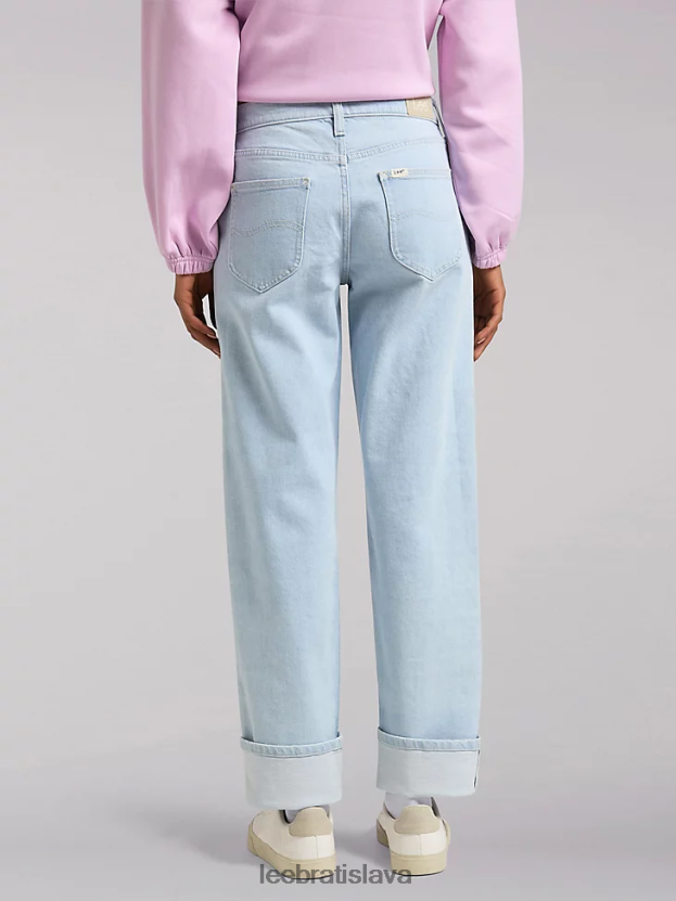 Lee oblečenie HL0J0R31 retro svetlo ženy európska kolekcia carol straight jean