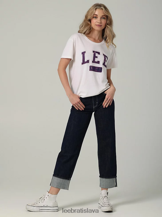 Lee oblečenie HL0J0R32 retro oplach ženy európska kolekcia carol straight jean