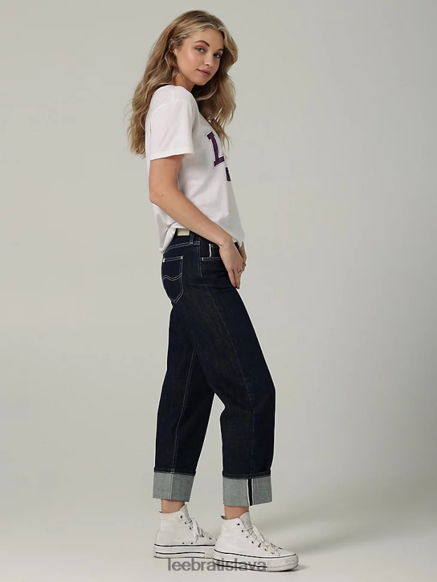 Lee oblečenie HL0J0R32 retro oplach ženy európska kolekcia carol straight jean