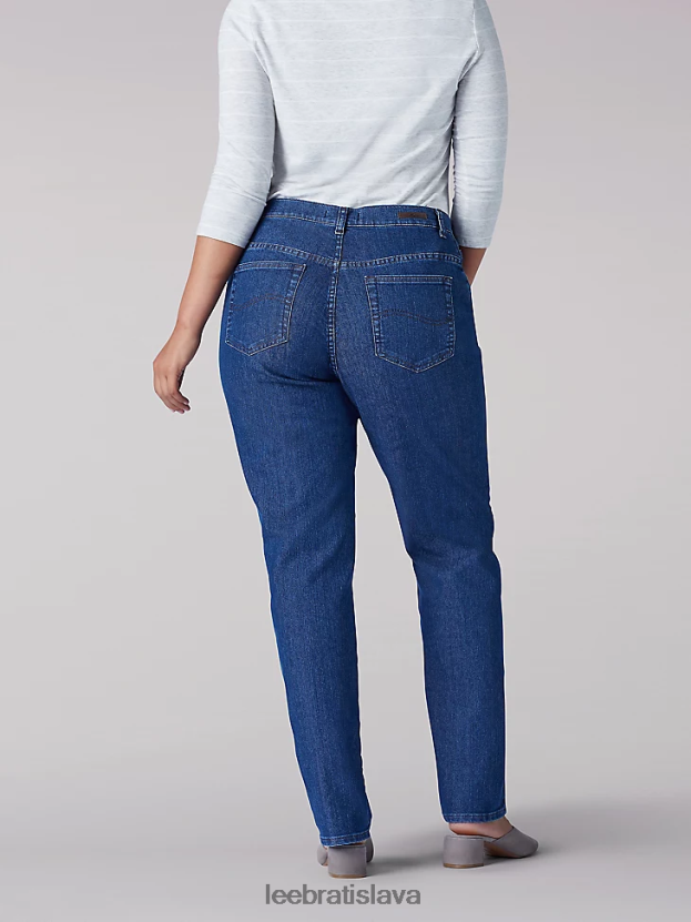 Lee oblečenie HL0J0R39 prémiové oplachovanie ženy originálne džínsy s rovnými nohavicami uvoľneného strihu (plus)