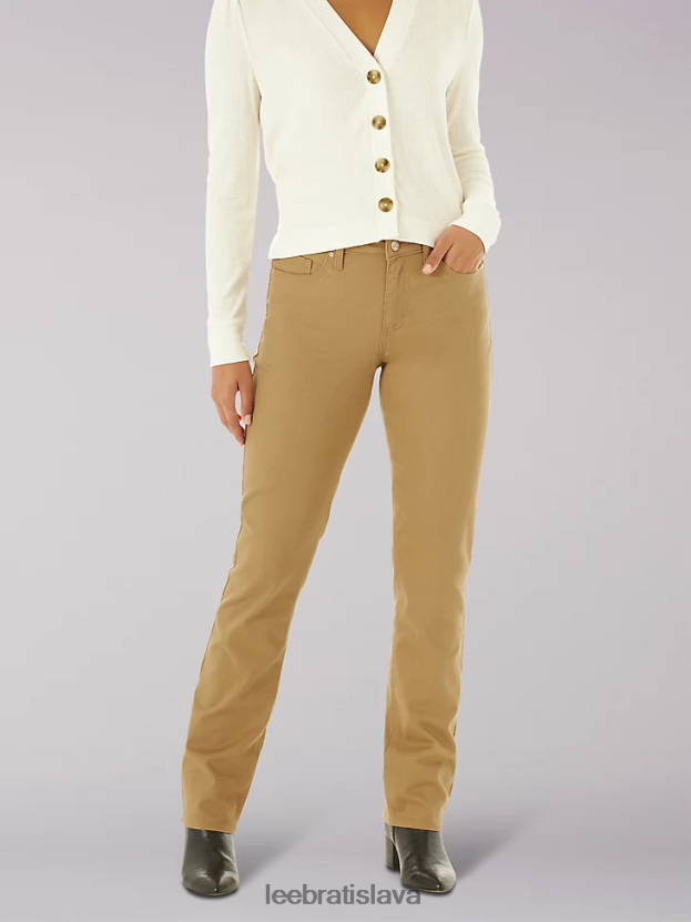 Lee oblečenie HL0J0R44 tigrie oko ženy legendárne obyčajné rovné džínsy